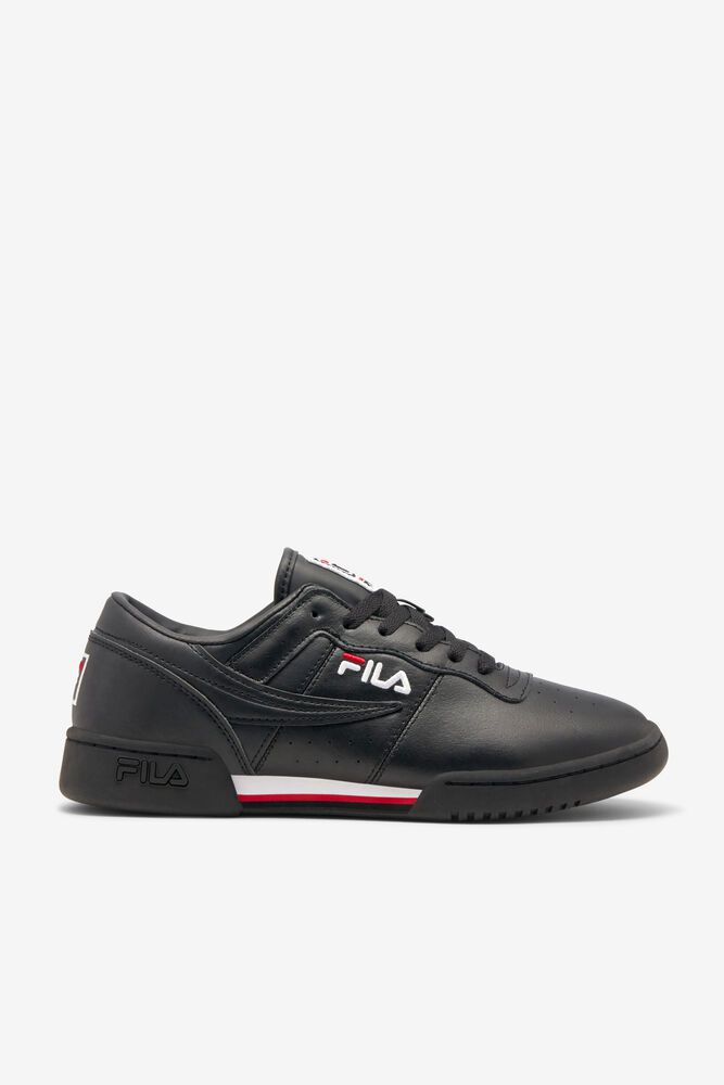 Fila Trainers Mens Black Original Fitness - Ireland 78906-FHPS